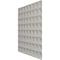 Ekena Millwork 19 5/8in. W x 19 5/8in. H Bradford EnduraWall Decorative 3D Wall Panel Covers 2.67 Sq. Ft. WP20X20BRCDB - alternate 5